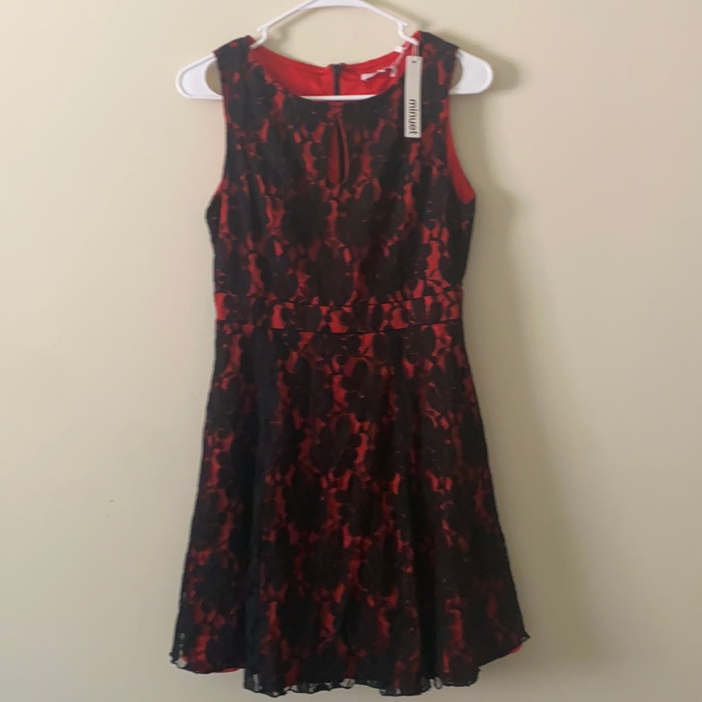 OFFERS WELCOME!! Women's black & red sleeveless Minuet Dress.
